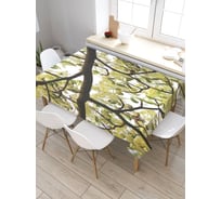 Прямоугольная скатерть из сатена JoyArty Тяжелая ветвь tc_7664_120x145