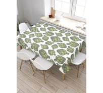 Прямоугольная скатерть из сатена JoyArty Урожай артишоков tc_38912_120x145