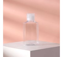 Бутылочка для хранения ONLITOP флип-топ, 60 мл, 9х4.5х2.5 см, прозрачный ОТ 3036120