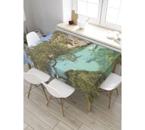 Скатерть JoyArty Широкая река, прямоугольная, из сатена tc_32262_120x145