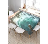Скатерть JoyArty Шум водопада, прямоугольная, из сатена tc_13898_120x145
