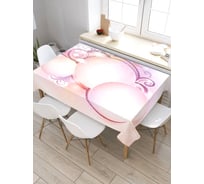 Скатерть JoyArty Шары ретро, прямоугольная, из сатена tc_28912_120x145