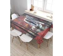 Скатерть JoyArty Шипение водопада, прямоугольная, из сатена tc_19641_120x145