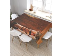 Скатерть JoyArty Шкаф ковбоя, прямоугольная, из сатена tc_23099_120x145