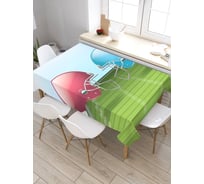 Скатерть JoyArty Шлем, прямоугольная, из сатена tc_7393_120x145