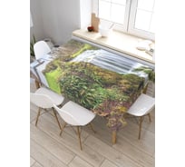 Скатерть JoyArty Шёпот водопада, прямоугольная, из сатена tc_6388_120x145