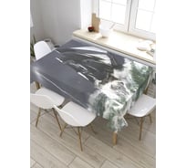 Скатерть JoyArty Штормовое море, прямоугольная, из сатена tc_8259_120x145