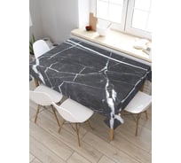 Скатерть JoyArty Штрихи на мраморе, прямоугольная, из сатена tc_37021_120x145