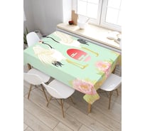 Скатерть JoyArty Японский журавль, прямоугольная, из сатена tc_59497_120x145