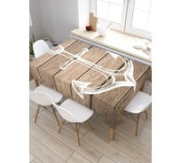 Скатерть JoyArty Якорь во сне, прямоугольная, из сатена tc_5264_120x145