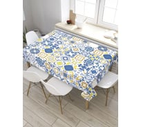 Скатерть JoyArty Этническая плитка, прямоугольная, из сатена tc_34725_120x145
