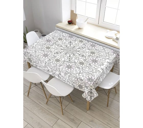 Скатерть JoyArty Эскиз узоров, прямоугольная, из сатена tc_33873_120x145 1