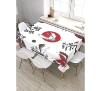 Скатерть JoyArty Японские мотивы, прямоугольная, из сатена tc_32162_120x145