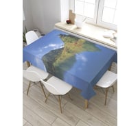 Скатерть JoyArty Японские холмы, прямоугольная, из сатена tc_9291_120x145