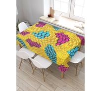 Скатерть JoyArty Экзотическая змеиная кожа, прямоугольная, из сатена tc_207106_120x145