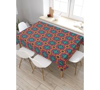 Скатерть JoyArty Этническая мозаика, прямоугольная, из сатена tc_28606_120x145