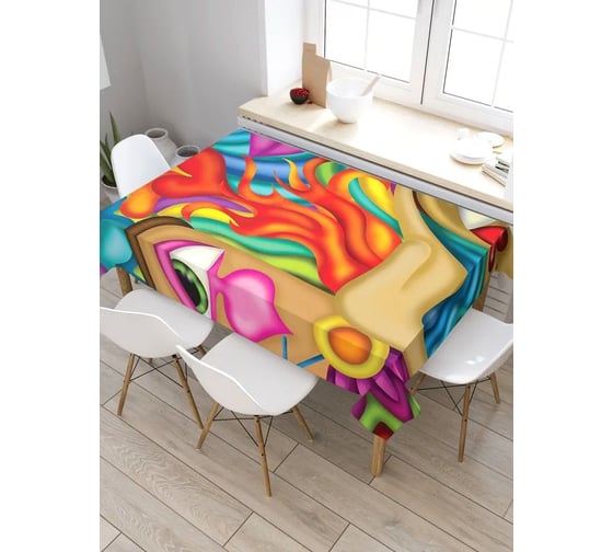 Скатерть JoyArty Эмоции в красках, прямоугольная, из сатена tc_22202_120x145 1