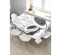 Скатерть JoyArty Я требую музыку, прямоугольная, из сатена tc_33027_120x145