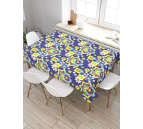 Скатерть JoyArty Яркий ситец, прямоугольная, из сатена tc_29307_120x145