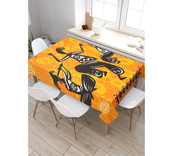 Скатерть JoyArty Этнические танцы, прямоугольная, из сатена tc_378439_120x145 1