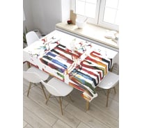 Скатерть JoyArty Я люблю музыку, прямоугольная, из сатена tc_31289_120x145