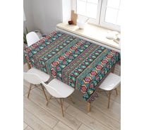 Скатерть JoyArty Этнический ковер, прямоугольная, из сатена tc_37495_120x145
