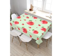 Скатерть JoyArty Яблочная мозайка, прямоугольная, из сатена tc_50757_120x145