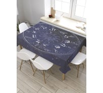 Скатерть JoyArty Эскиз ночных символов, прямоугольная, из сатена tc_33728_120x145