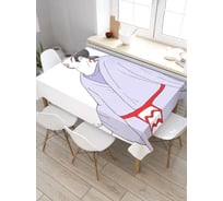 Скатерть JoyArty Японский сегун, прямоугольная, из сатена tc_37820_120x145