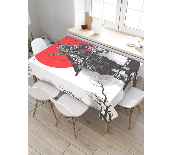 Скатерть JoyArty Японский самурай, прямоугольная, из сатена tc_37819_120x145 1