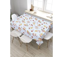 Скатерть JoyArty Ягодный пломбир, прямоугольная, из сатена tc_36303_120x145