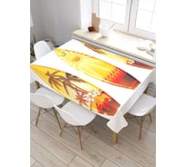 Скатерть JoyArty Яркие серфы, прямоугольная, из сатена tc_9696_120x145