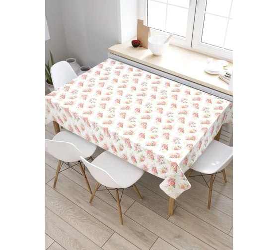 Скатерть JoyArty Яркие букеты роз, прямоугольная, из сатена tc_262023_120x145 1