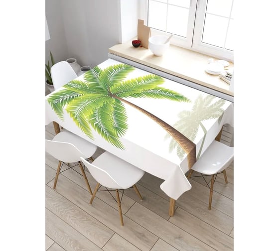 Скатерть JoyArty Южная пальма, прямоугольная, из сатена tc_6939_120x145 1