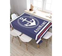 Скатерть JoyArty Якорь и швартовочный трос, прямоугольная, из сатена tc_5624_120x145