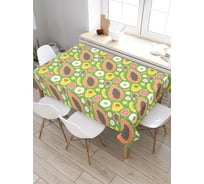 Скатерть JoyArty Экзотические фрукты, прямоугольная, из сатена tc_71740_120x145