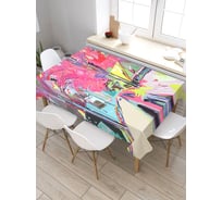 Скатерть JoyArty Яркая картина, прямоугольная, из сатена tc_72071_120x145