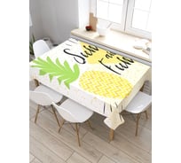 Скатерть JoyArty Яркий ананас, прямоугольная, из сатена tc_77448_120x145