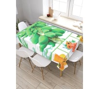 Скатерть JoyArty Экзотический фрукт, прямоугольная, из сатена tc_7320_120x145