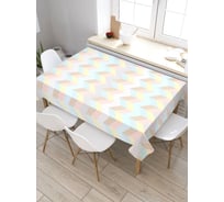 Скатерть JoyArty Энергетический зигзаг, прямоугольная, из сатена tc_4338_120x145