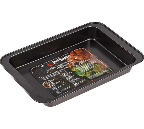Форма для выпечки PERFECTO LINEA Chef металлическая, прямоугольная, 37.2x25x5.2 см 16-382651