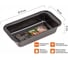 Форма для выпечки PERFECTO LINEA Chef металлическая, прямоугольная, 27.5x15x6 см 16-281361 2