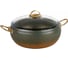Кастрюля с крышкой стеклянной OMS collection 28x11,5 см, 6,6 л, с АПП, цвет оливковый 3141-IND-OLV-28 1