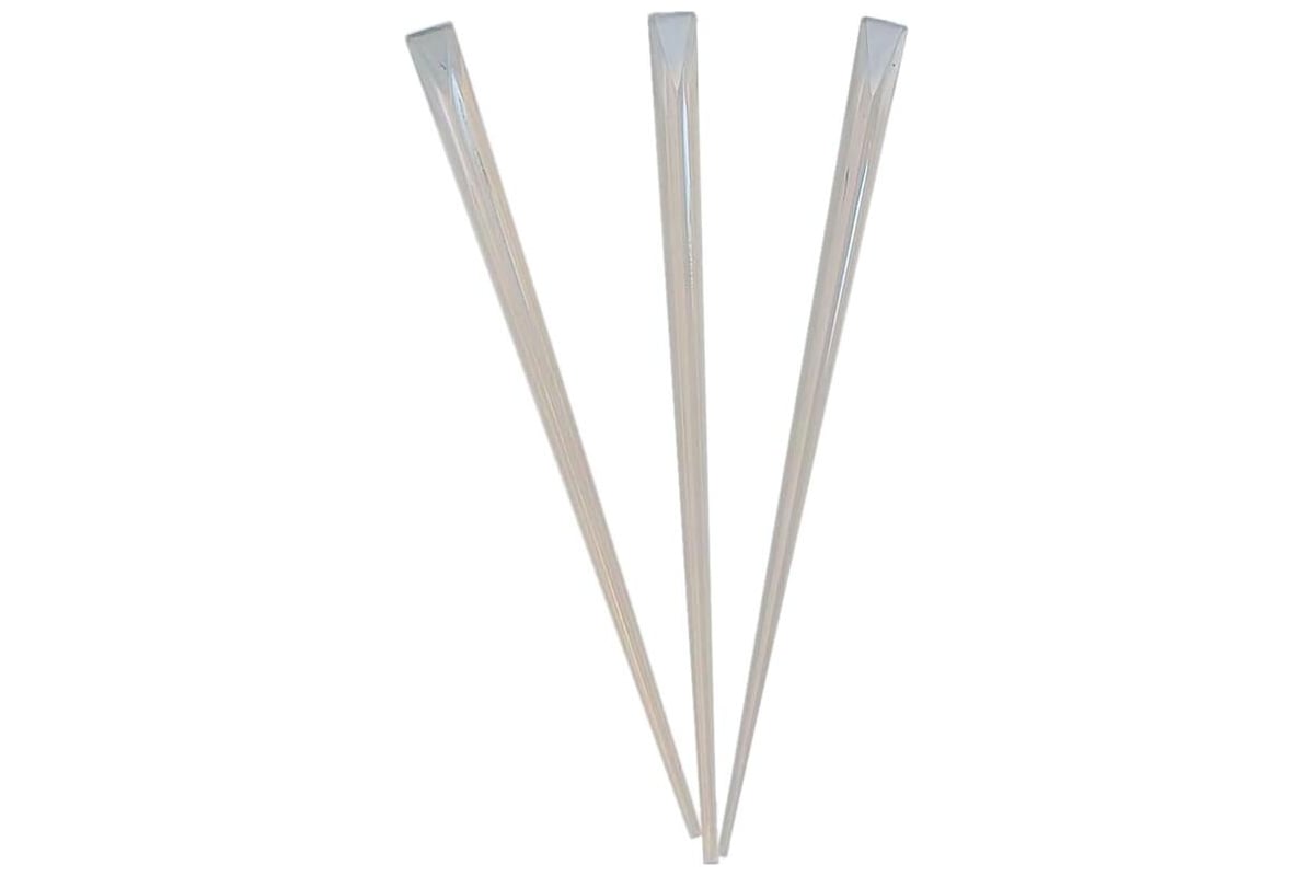 Пика для канапе ООО Комус 90 мм, дизайн призма, прозрачный, полистирол ...