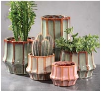 Ваза Scheurich керамика Vase Tortini высота 16 см мокка 069239