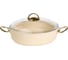 Сотейник с крышкой стеклянной OMS collection 32x9 см, 5,7 л, с АПП, цвет айвори 3310.01.06/G-32-IVR 1