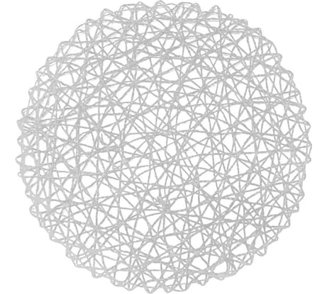 Набор подставочных салфеток Homium Giarett, 2 шт., белый, круглые set2giarettwhite