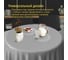 Набор подставочных салфеток Homium Giarett, 2 шт., белый, круглые set2giarettwhite 4