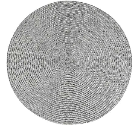 Набор подставочных салфеток Homium Melody, 2 шт., серебро, круглые set2melodysilver