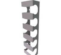 Подставка для бутылок НАЮ "Бутылочница для вина" 5 секций, серая БУС-50